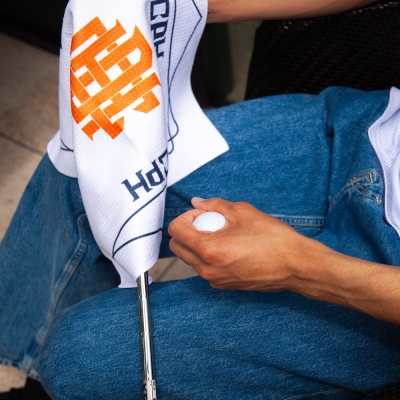 キャプテンズヘルム ゴルフ オーバーラップ ロゴ  ゴルフ タオル