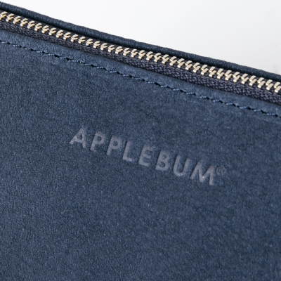 アップルバム ポーチ　レザー