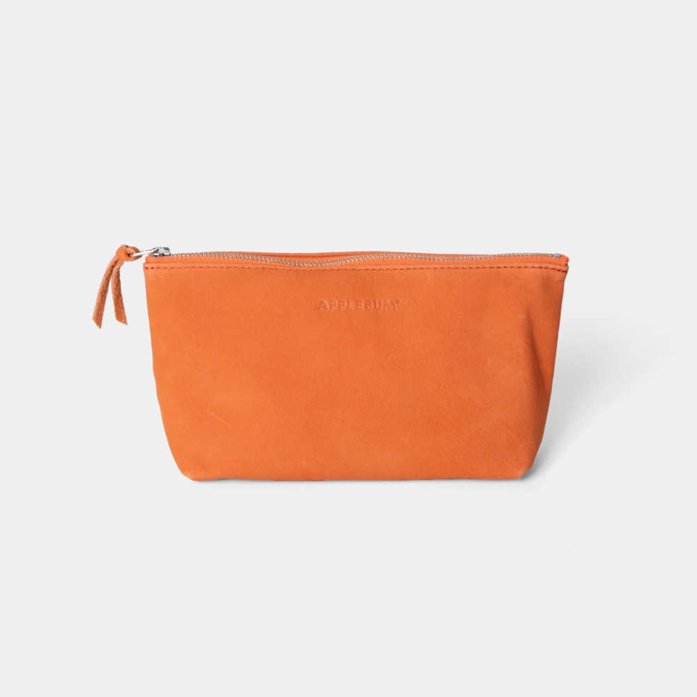 アップルバム ポーチ　レザー