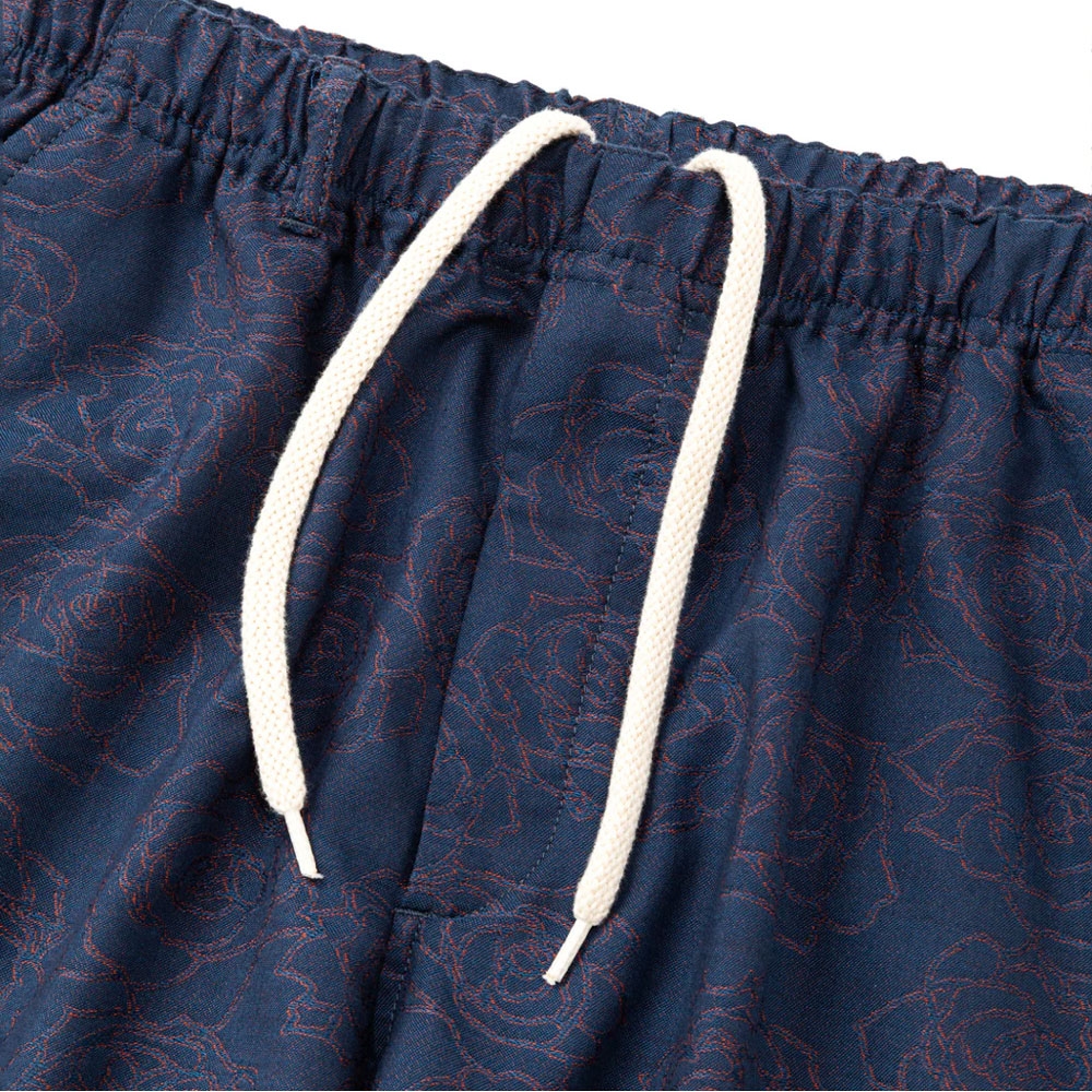 キャリー ローズ パターン ジャガード リラックス パンツ