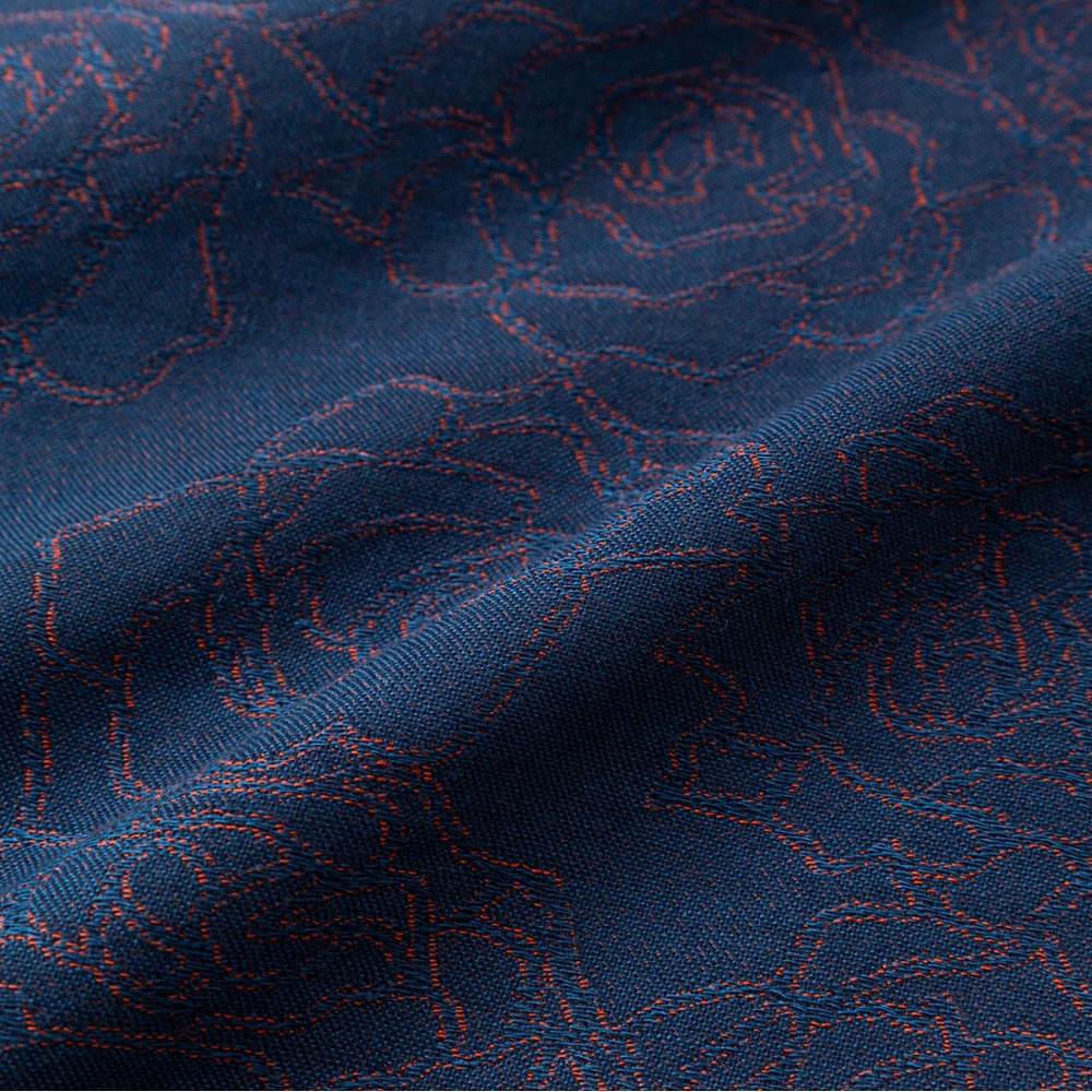 キャリー 5 レングス ローズ パターン ジャガード シャツ