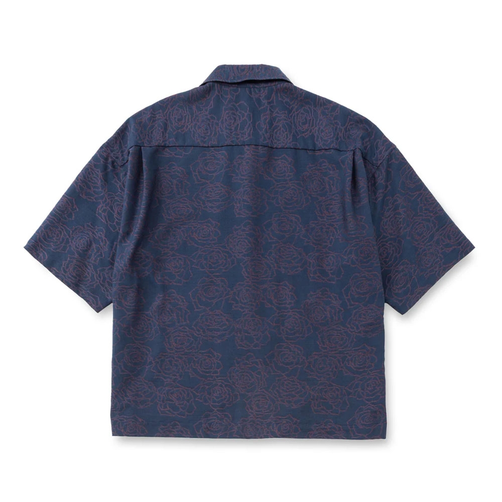 キャリー 5 レングス ローズ パターン ジャガード シャツ