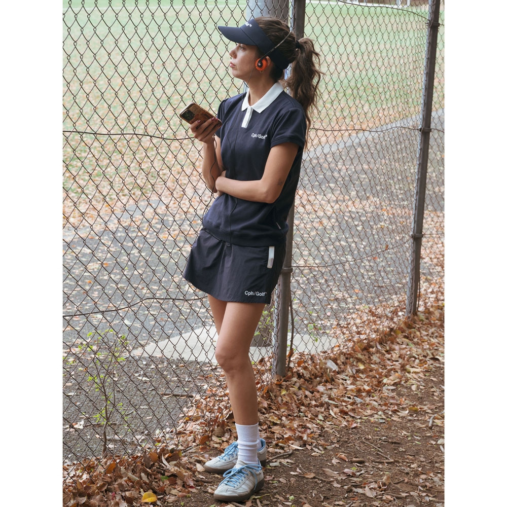 【WOMENS】キャプテンズヘルム ゴルフ バイカラー ショート ポロ