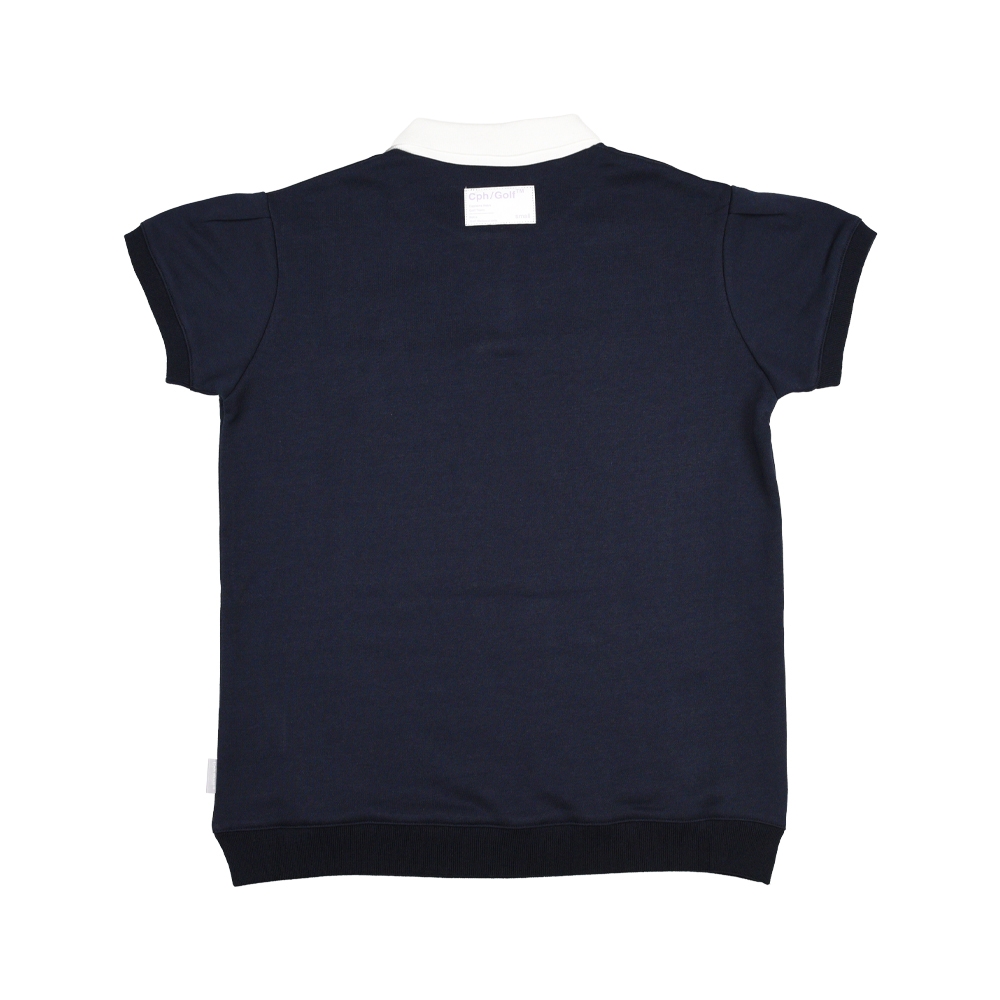 【WOMENS】キャプテンズヘルム ゴルフ バイカラー ショート ポロ