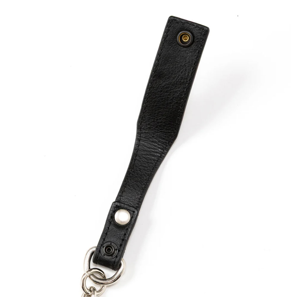 キャリー スタッズ レザー ウォレット チェーン