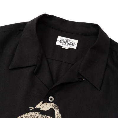 キャリー スネーク パターン パネル ショートスリーブ シャツ