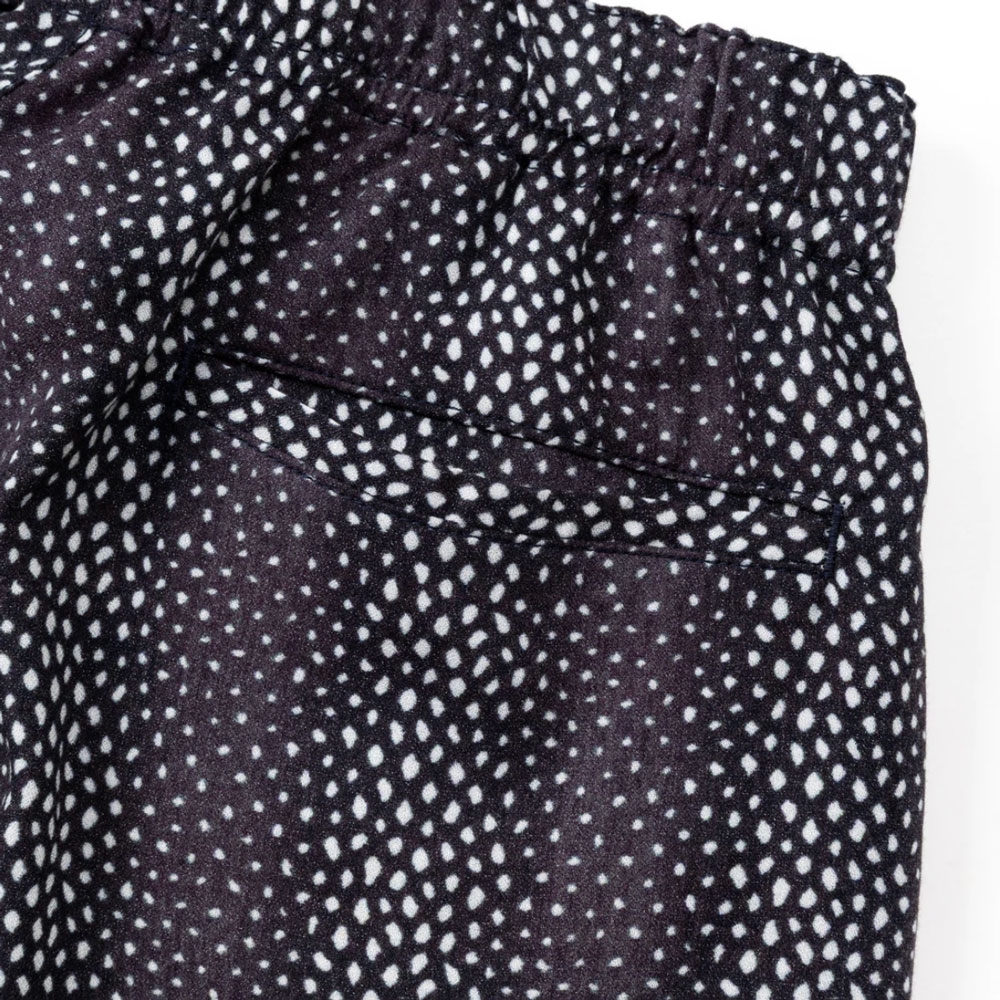 キャリー ストライプ パターン リラックス パンツ