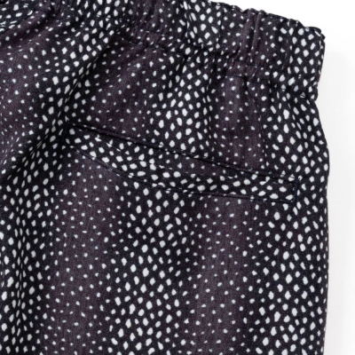 キャリー ストライプ パターン リラックス パンツ