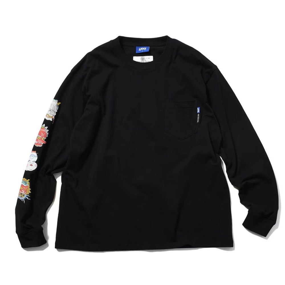 エルエフワイティー × スリータイズタトゥー ホリマツ ロングスリーブ ティー