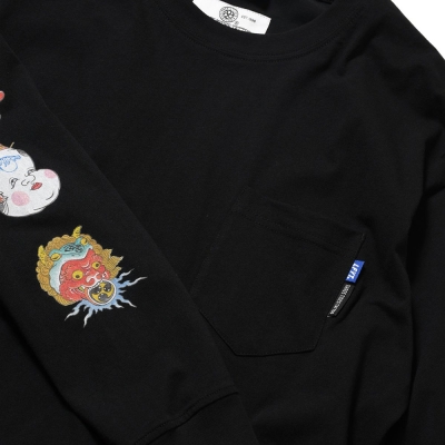 エルエフワイティー × スリータイズタトゥー ホリマツ ロングスリーブ ティー