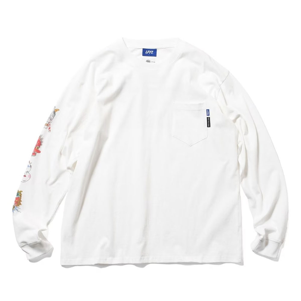 エルエフワイティー × スリータイズタトゥー ホリマツ ロングスリーブ ティー