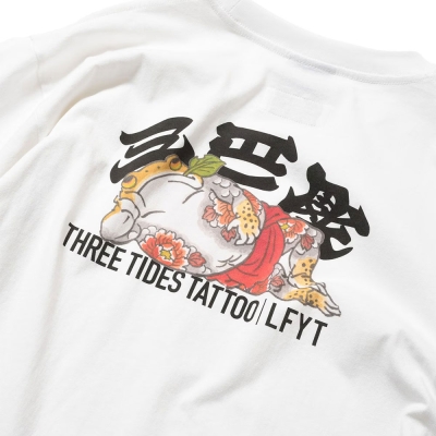 エルエフワイティー × スリータイズタトゥー ホリマツ ロングスリーブ ティー