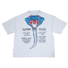 キャリー x キャプテンズヘルム ゴルフ ヘンリーネック コブラ tシャツ
