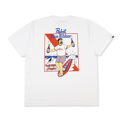 パブストブルーリボン × キャプテンズヘルム ライド　ブルー ショートスリーブ