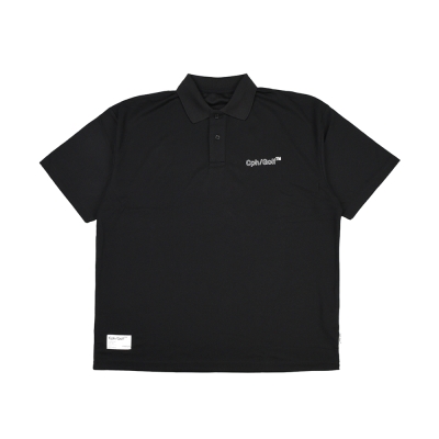 cph golf　キャプテンズヘルム　ポロシャツ　ボックスシルエット　黒 WOMENS】キャプテンズヘルム ゴルフ バーティカル ブリザーブル ポロ