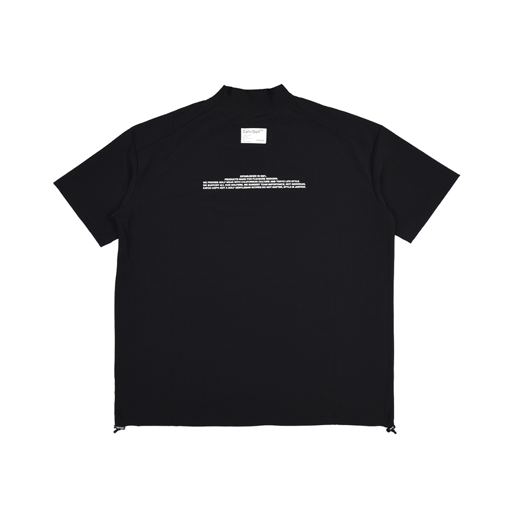 美品　cph golf モックネック　黒 レディース WOMEN]キャプテンズヘルム ゴルフ テック ライト モック ネック