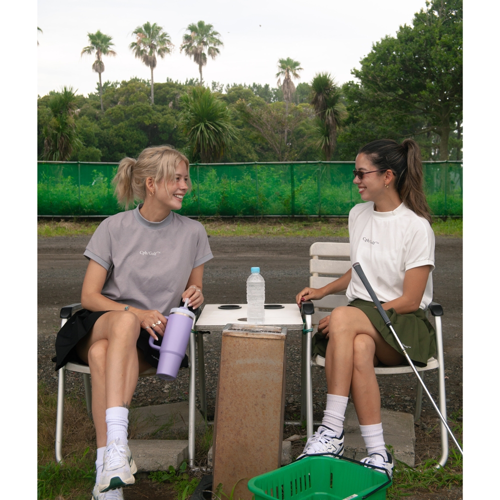 [WOMEN]キャプテンズヘルム ゴルフ クラシック マドモアゼル モックネック ハーフスリーブ