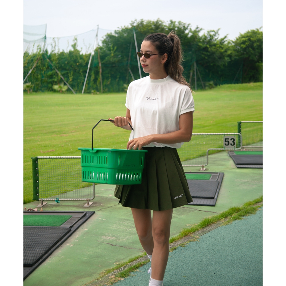 [WOMEN]キャプテンズヘルム ゴルフ クラシック マドモアゼル モックネック ハーフスリーブ