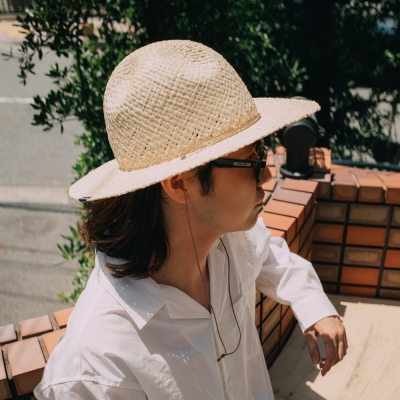 キャプテンズヘルム マウンテン ストロー ハット 