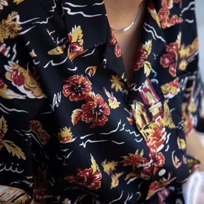 キャプテンズヘルム ブラック オーシャン ショートスリーブ シャツ
