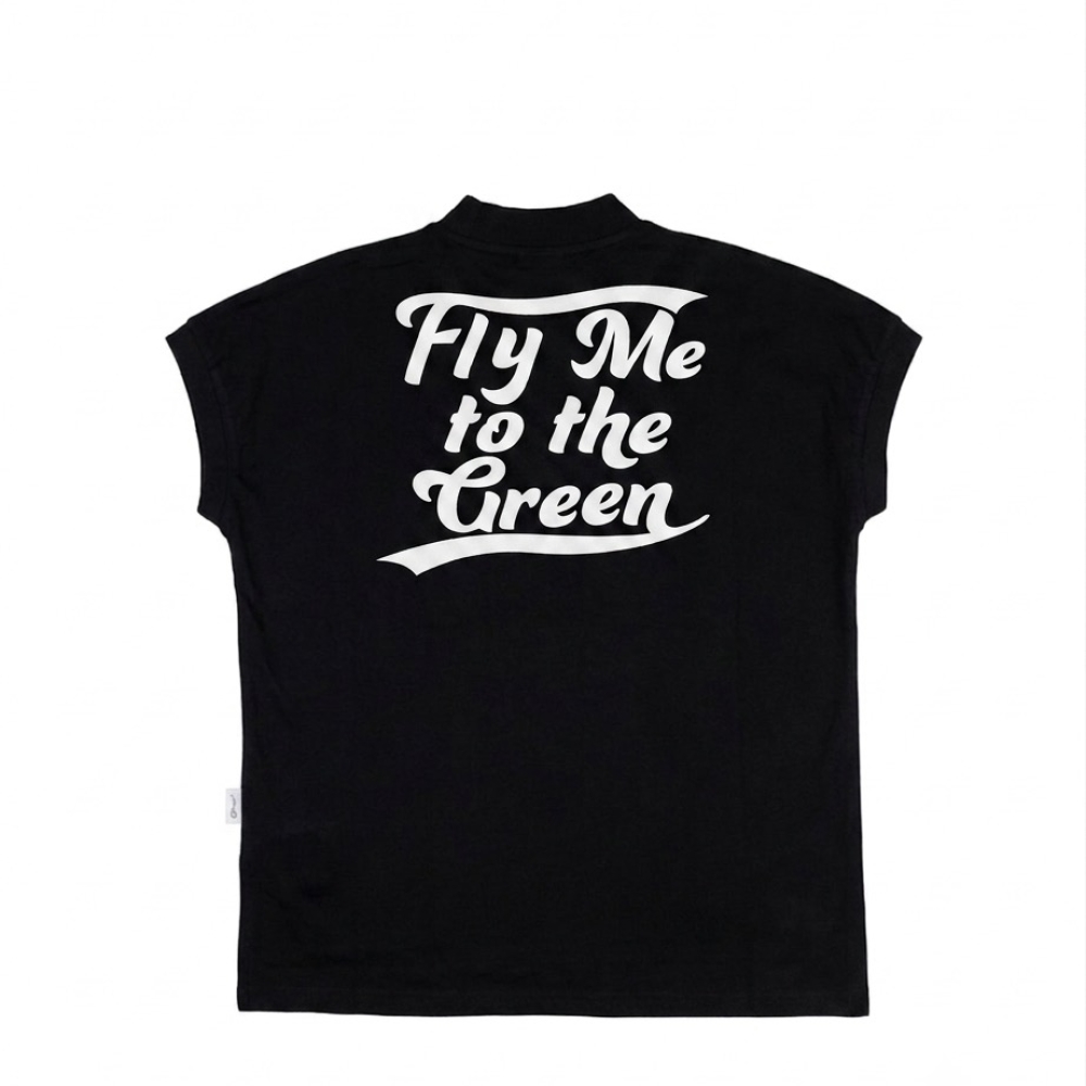 キャプテンズヘルム ゴルフ [ウーマン] フライ ミートゥー ザ グリーン モックネック ハーフ スリーブ ティー