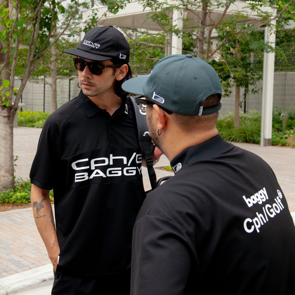 CPH/GOLF POLO ブラック　キャプテンズヘルムゴルフ キャプテンズヘルム ゴルフ バギーパンツ ブリーザブル ポロ | CPH