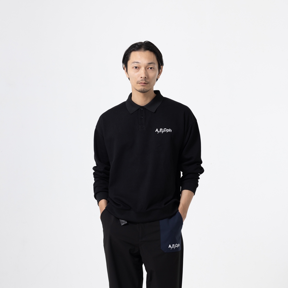 キャプテンズヘルム ゴルフ アーペーセー ロングスリーブ ポロ プル