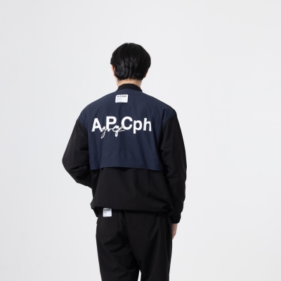 キャプテンズヘルム ゴルフ アーペーセー ジッパー ノーカラー ジャケット