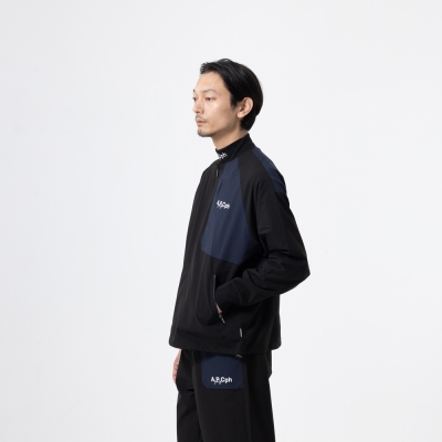 キャプテンズヘルム ゴルフ アーペーセー ジッパー ノーカラー ジャケット