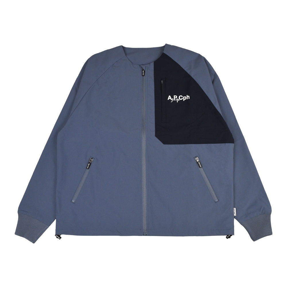 キャプテンズヘルム ゴルフ アーペーセー ジッパー ノーカラー ジャケット