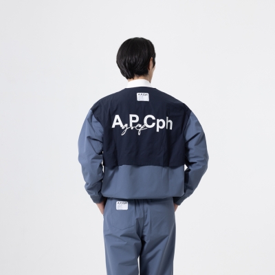 キャプテンズヘルム ゴルフ アーペーセー ジッパー ノーカラー ジャケット