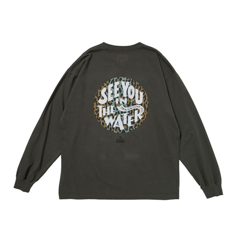 マジックナンバー レオパード ユーエスコットン ロングスリーブ Tシャツ