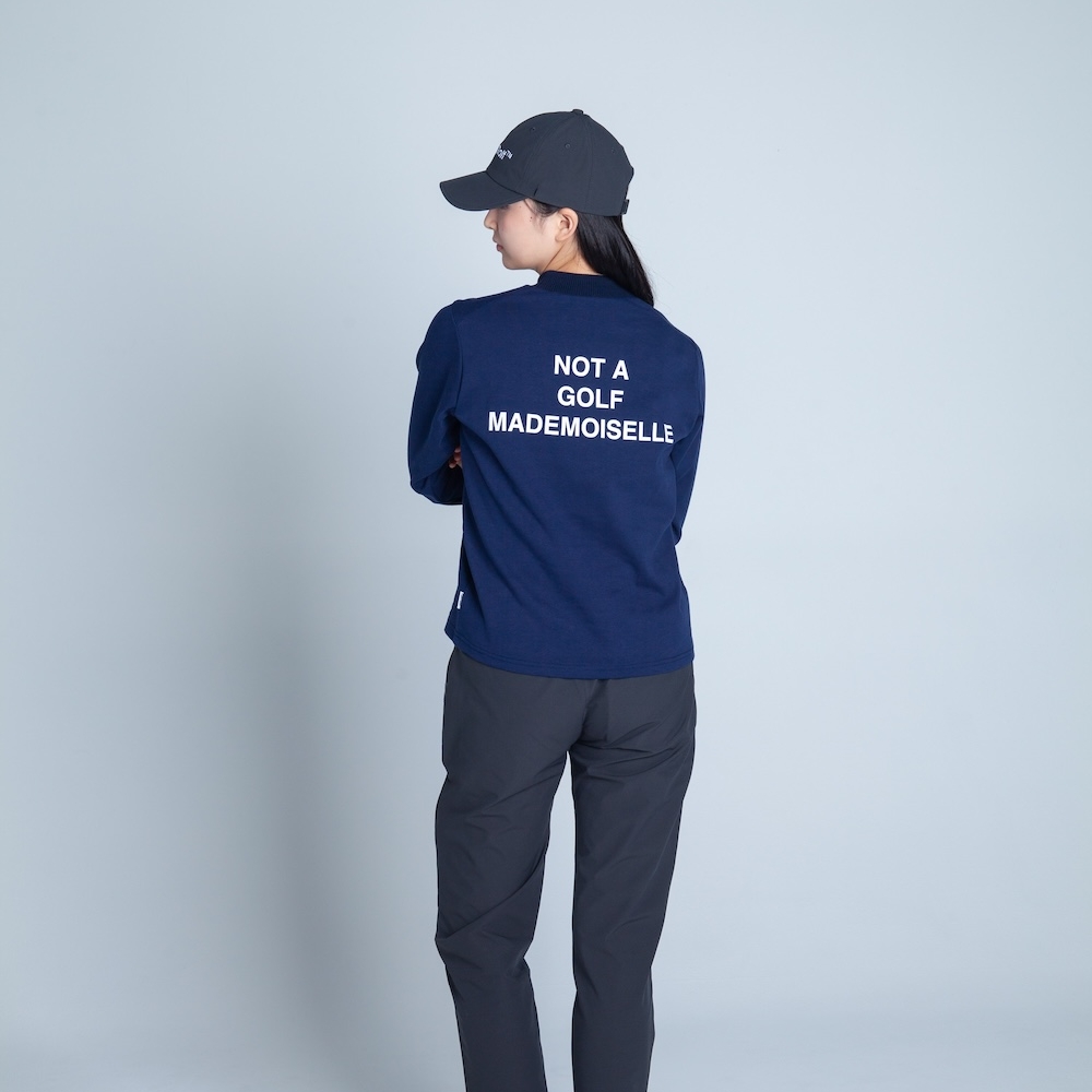 【Womens】キャプテンズヘルム ゴルフ マドモアゼル ハーフ モック ネック ロングスリーブ