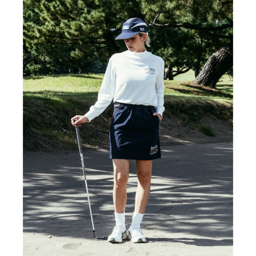 [Women]. ジョーンズ x キャプテンズヘルム ゴルフ チーム モックネック