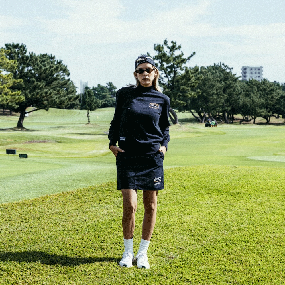 [Women]. ジョーンズ x キャプテンズヘルム ゴルフ チーム モックネック