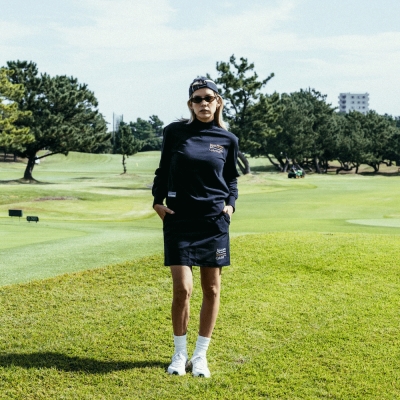 [Women]. ジョーンズ x キャプテンズヘルム ゴルフ チーム モックネック