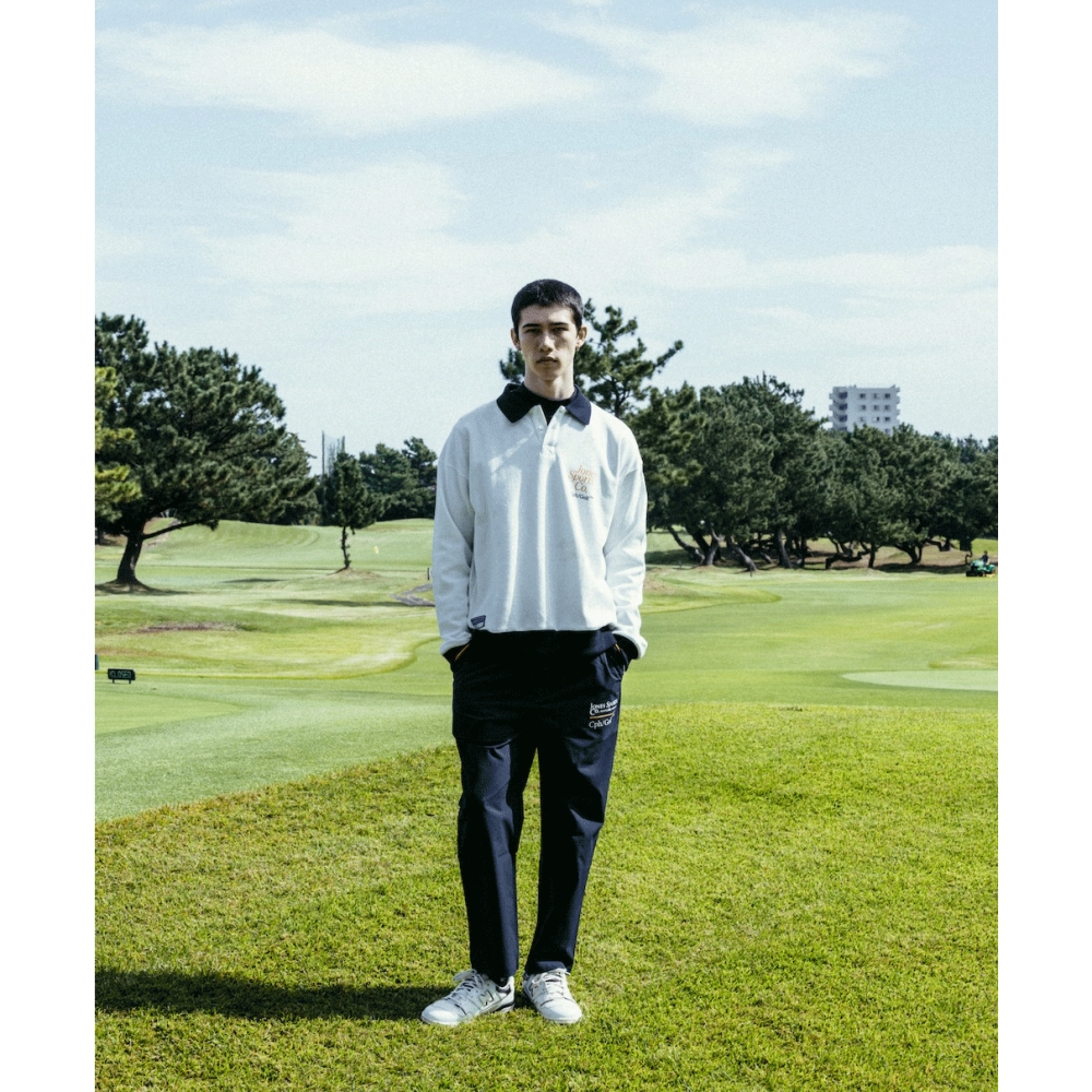 ジョーンズ x キャプテンズヘルム ポロ スエット プルオーバー