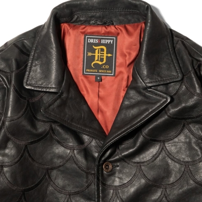 ドレス ヒッピー トッパー レザー ジャケット