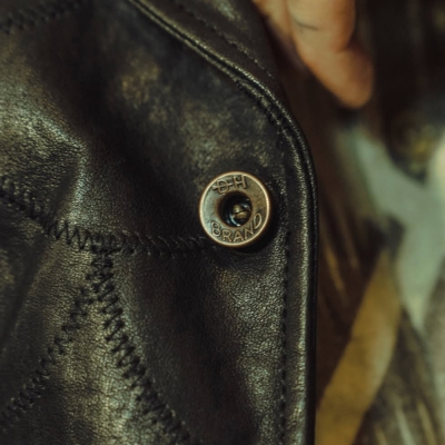 ドレス ヒッピー トッパー レザー ジャケット