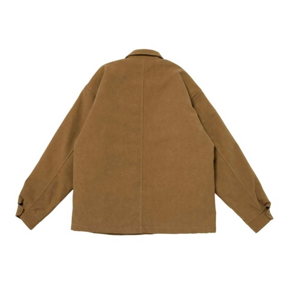 マジックナンバー シンセティック レザー コーチ ジャケット