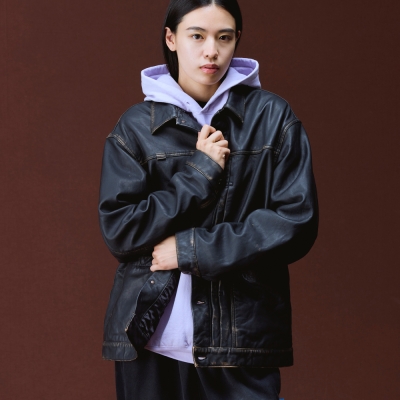 リベレイダース ウォッシュド レザー ジャケット