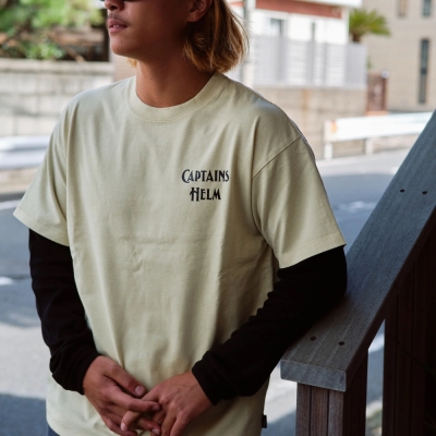 キャプテンズヘルム 2イン1 ロゴ ロングスリーブ ティー