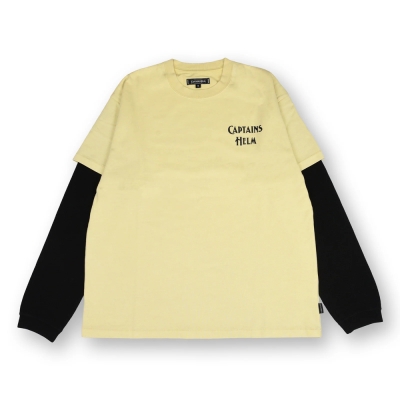 キャプテンズヘルム 2イン1 ロゴ ロングスリーブ ティー