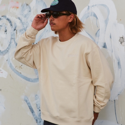 キャプテンズヘルム アース トーン クルー スウェット